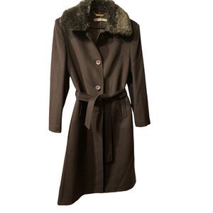 Angelica. L Cashmere and Wool Blend Dress Coat